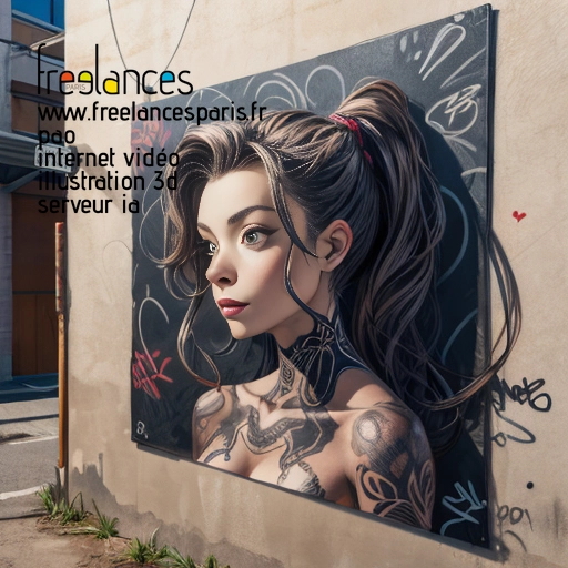 Pao mise en page internet vidéo illustration 3d serveur IA générative AI freelance paris studio de création magazines Y4QJOHU0